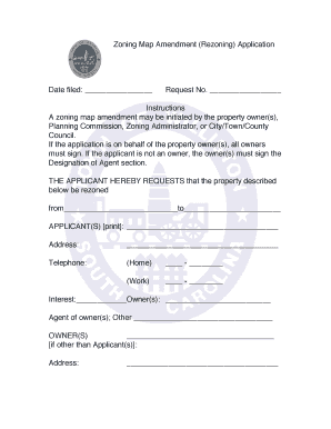 Zoning Map Amendment Application