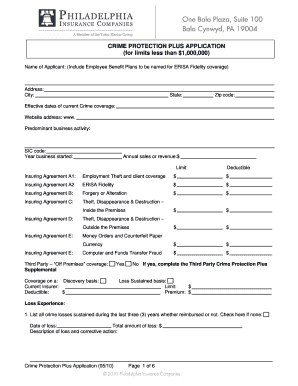 Crime Protection Plus Application