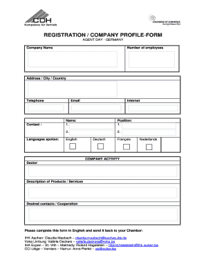 Company Registration Form