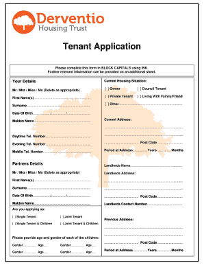 Tenant Application Form