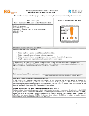 Informações Fundamentais ao Investidor