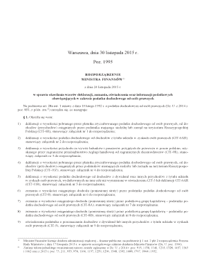 Polish Corporate Income Tax Declaration CIT-6R