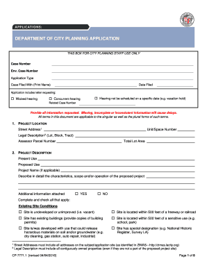 Los Angeles City Planning Application