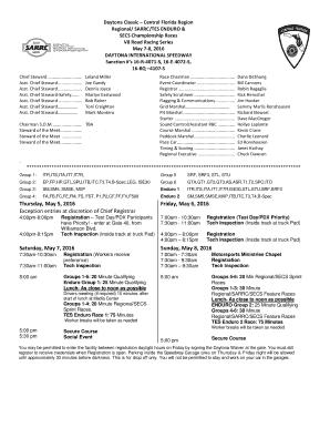 Workout chart printable - Daytona Classic Central Florida Region