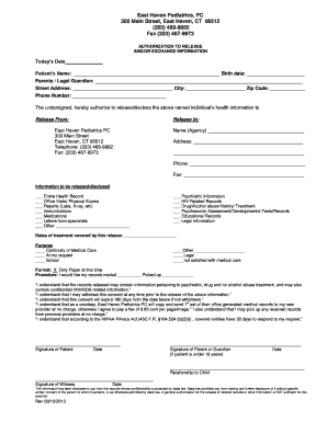 Authorization to Release Medical Information