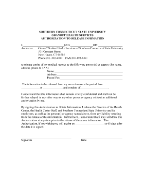 Authorization to Release Medical Information