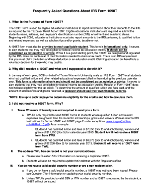 IRS Form 1098T
