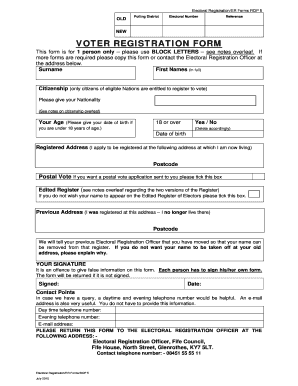 UK Voter Registration Form ROP 5