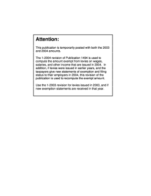 IRS Publication 1494