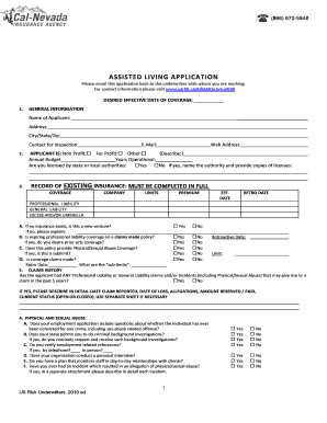 Assisted Living Application