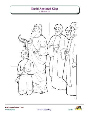David Anointed King Lesson Plan