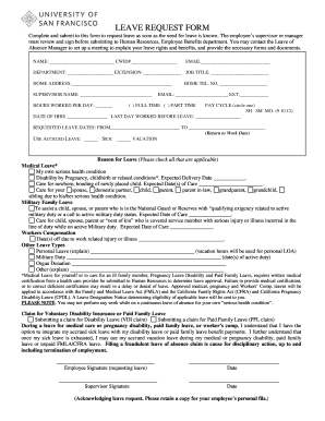Leave Request Form