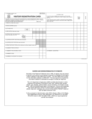 USDA Forest Service Travel Plan Form