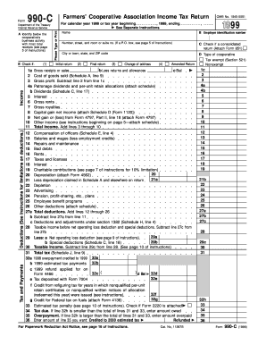 Farmers Cooperative Association Income Tax Return