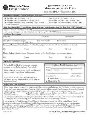 Medicare Advantage Plan Enrollment Form