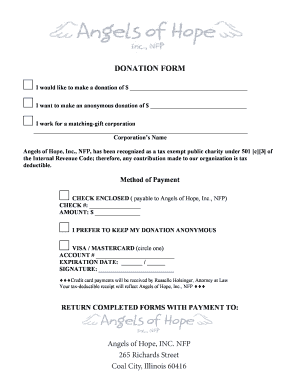 Donation Form