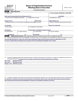 Form 8937 Report