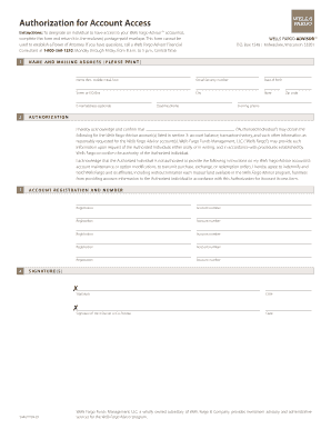 Authorization for Account Access