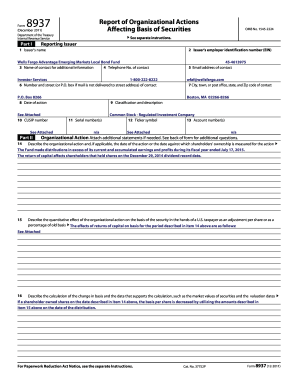 Form 8937 Report