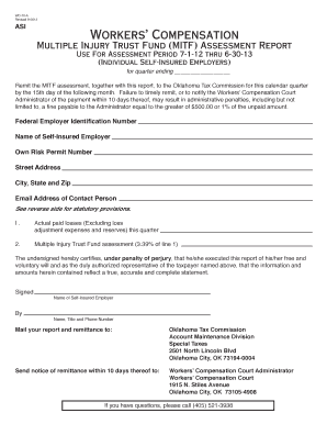 Oklahoma Multiple Injury Trust Fund Assessment Report