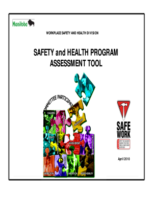 Workplace Safety and Health Program Assessment Tool