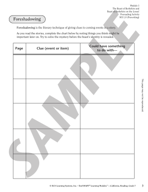 Beast of Berkshire Mystery Worksheet