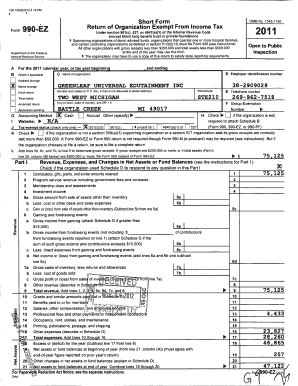 Form 990-EZ 2011