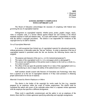 School District Copyright Compliance Notice