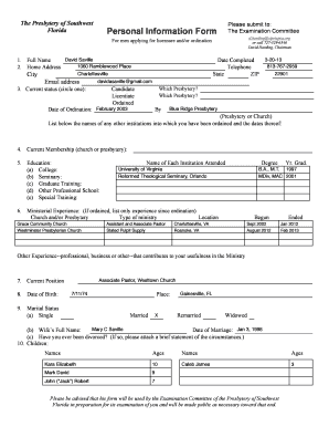 Form preview