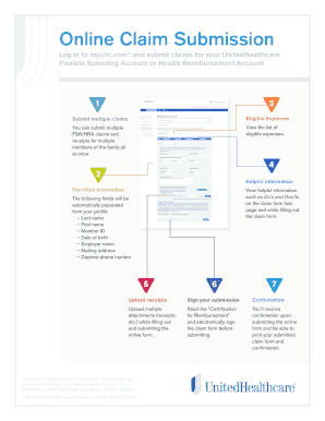 UnitedHealthcare FSA/HRA Claim Submission Form