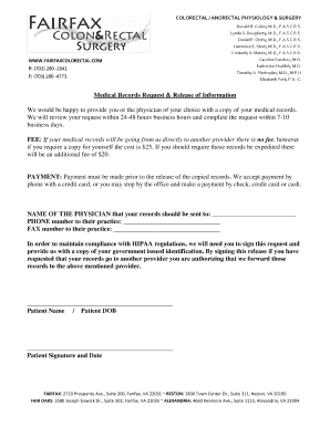 Medical Records Request & Release Form