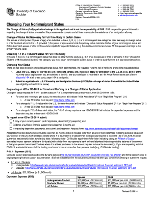USA Changing Your Nonimmigrant Status - colorado