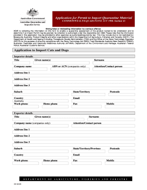 Application to Import Cats and Dogs