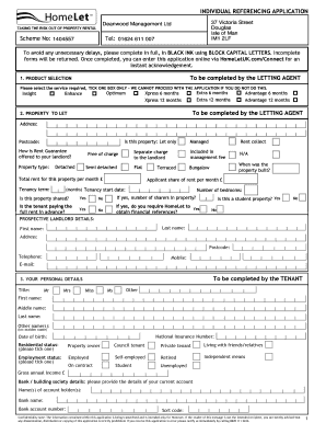 Individual Referencing Application