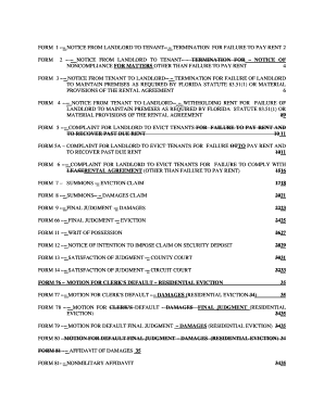 Florida Landlord Tenant Termination Notice