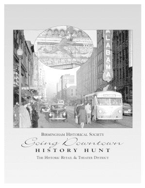 Birmingham Historical Society Downtown History Hunt