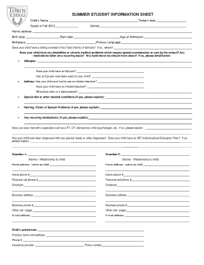 Does your child have a sibling enrolled in the Tobin Family of Schools