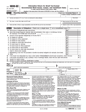 Form 8038-GC