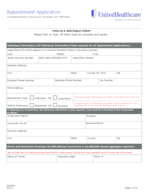UnitedHealthcare Appointment Application
