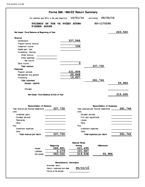 Form 990 2014