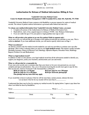 Authorization for Release of Medical Information
