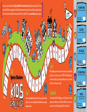 Kids Challenge Running Log