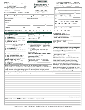 Necropsy/Biopsy Form