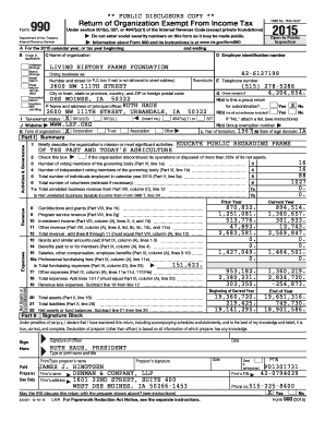 Form 990 2015