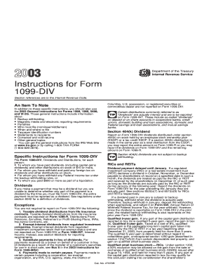 Instructions for Form 1099-DIV