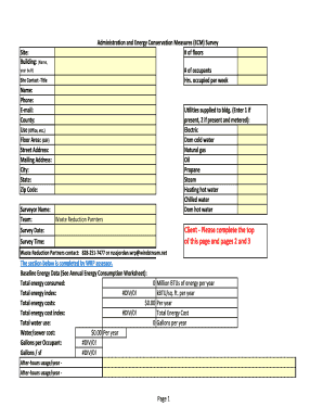 USI -checklist for energy assessments - ncmanagers