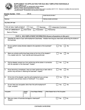 Indiana Disaster Unemployment Assistance Supplement