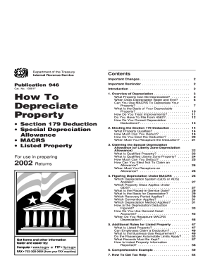 Publication 946 Depreciation Guide