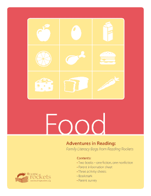 Adventures in Reading: Food Literacy Bag