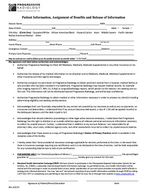 Patient Information and Authorization Form